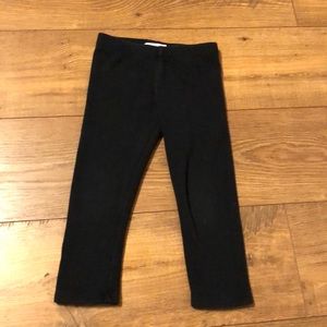 Gymboree xS 4t fleece lined leggings black